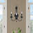 3 Light Black Extra Large Wall Sconce-223052997