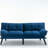 Navy Blue Folding Modern Sofa Bed