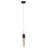 Elsmere 1 - Light Crystal Pendant With Black Frame-973175170