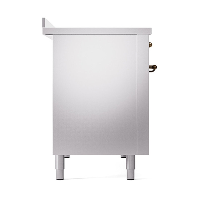 ILVE Nostalgie II Noblesse 48 in Induction Range, Stainless Steel/Burnished