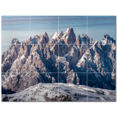 12'' x 12'' Satin Ceramic Decorative Mural
