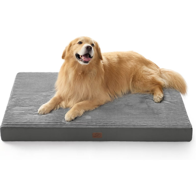 Lit pour chien ComfyFleece Cosy Crate, XL (H 4 po x l 47 po x P 29 po), Café/crème