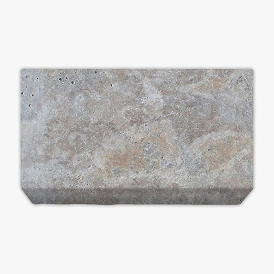 Silver Tumbled 6x12 Travertine Paver