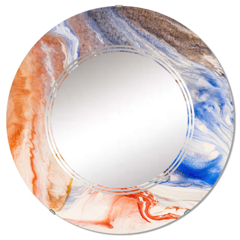 Miroir de salle de bain mural rond, 24 po x 24 po