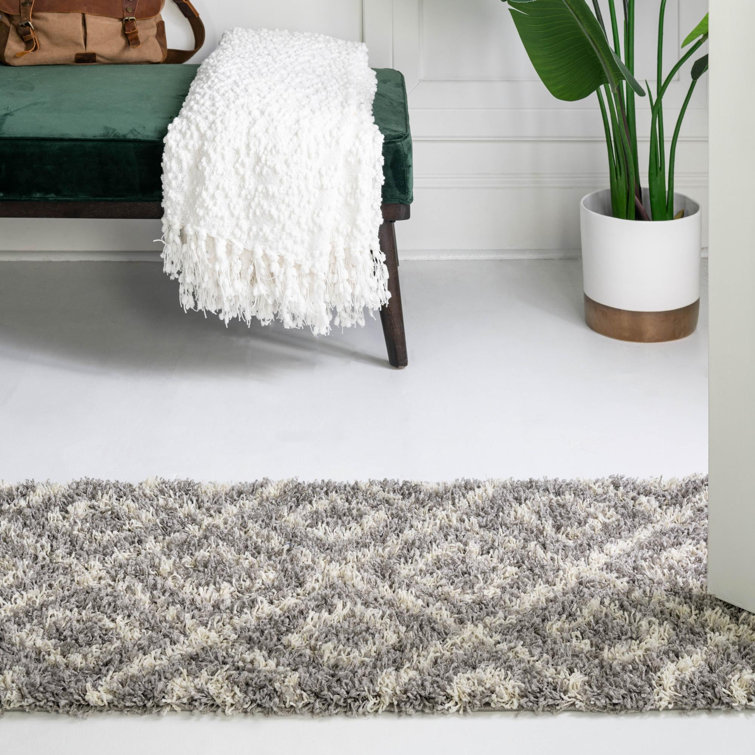 Tapis à poils longs gris Foundry Select