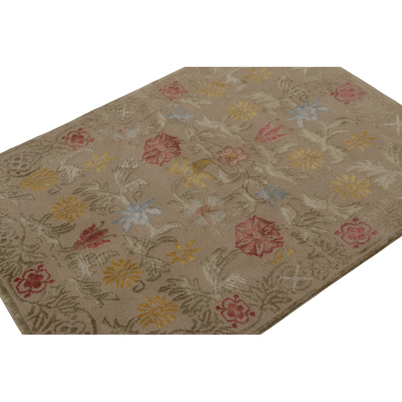 Wool Area Rug, Rectangle 3' x 4'