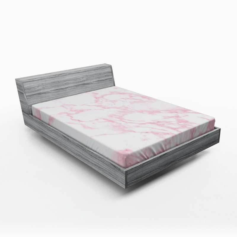 Microfiber Abstract Fitted Sheet, Queen Fitted Sheet