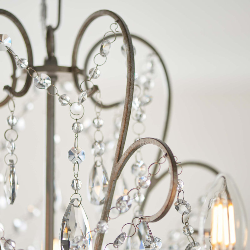 Hollandale 5 -Light Crystal LED Chandelier