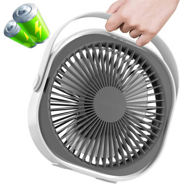 SALTNLIGHT Upgraded Personal USB Desk Fan8 Inch, 3 Speeds Portable Table  Cooling Fan Powered By USB,360 Rotatable | Wayfair