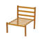 Chaise longue sans accoudoirs en métal avec coussins (ensemble de 2)-2057710319