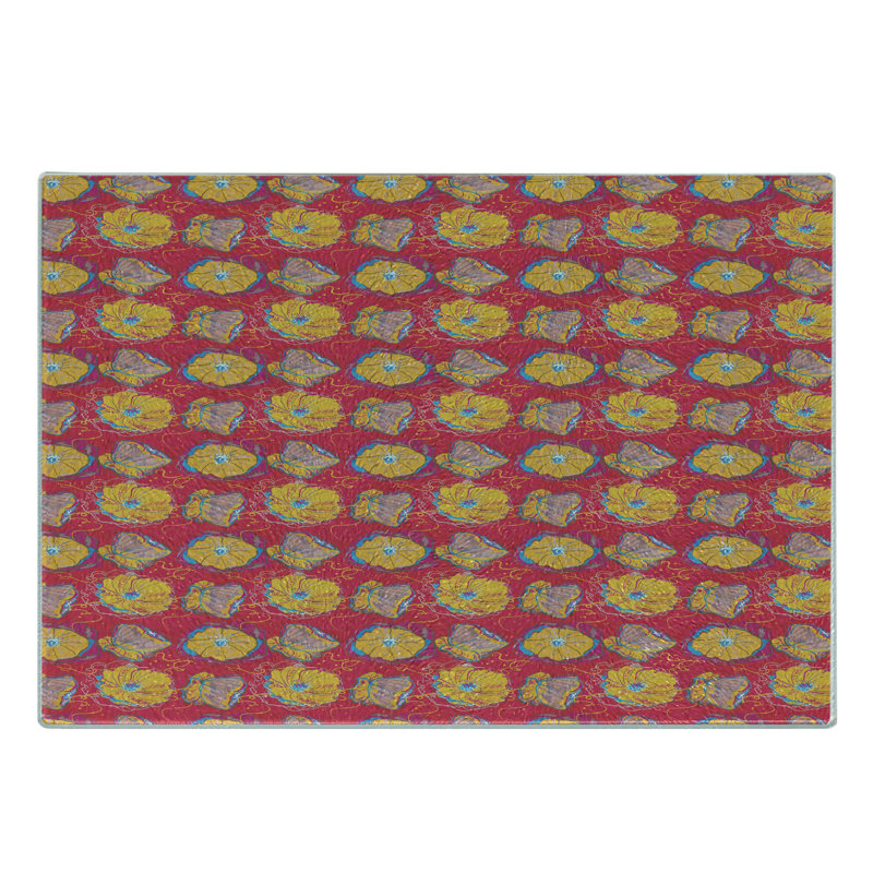 Multicolore planche à découper en verre trempé Ambesonne