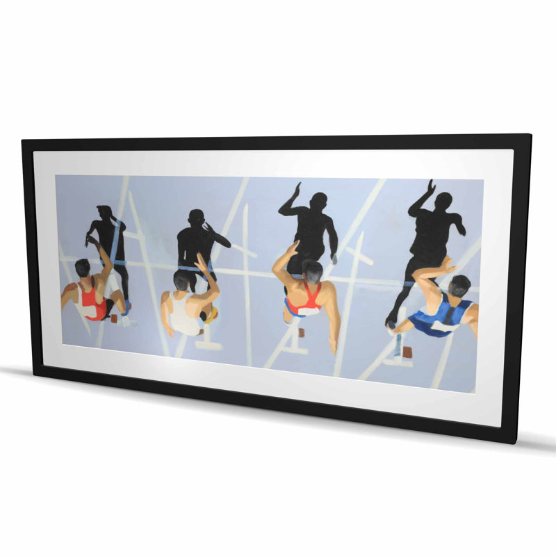À vos marques, prêts, partez! - Man Cave, reproduction encadrée