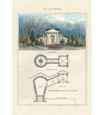 « ice house » par richard brown, reproduction d’art