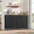 55.1'' Sideboard With 2 Drawers, Adjustable Shelves-449306900