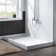 48" W x 32" D Solid Surface Single Threshold Shower Pan Base with Drain Assembly & Drain Cover Included, Non-Slip