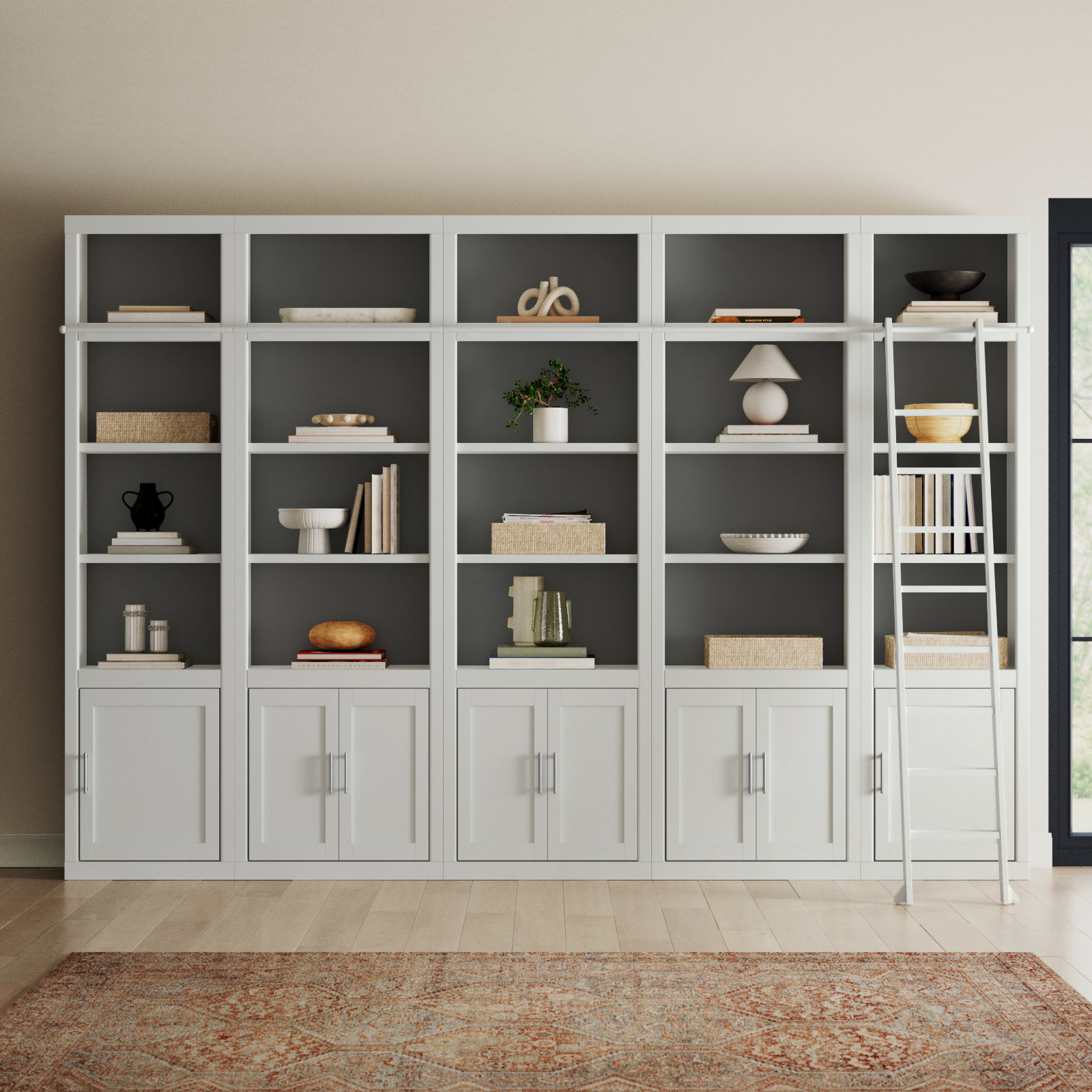 Nicoletti 140" Bookcase