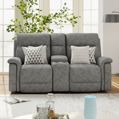 Satori Upholstered 78'' Power Reclining Loveseat