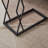 C-Shaped Accent Table,Glass Top End table-2067460573
