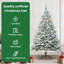 Artificial Pre-lit Christmas Tree with Ball Set-1130164418-1130164424
