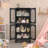 Ebern Designs Storage Wardrobes Cabinet with 4 Doors and Shelves-1448968606