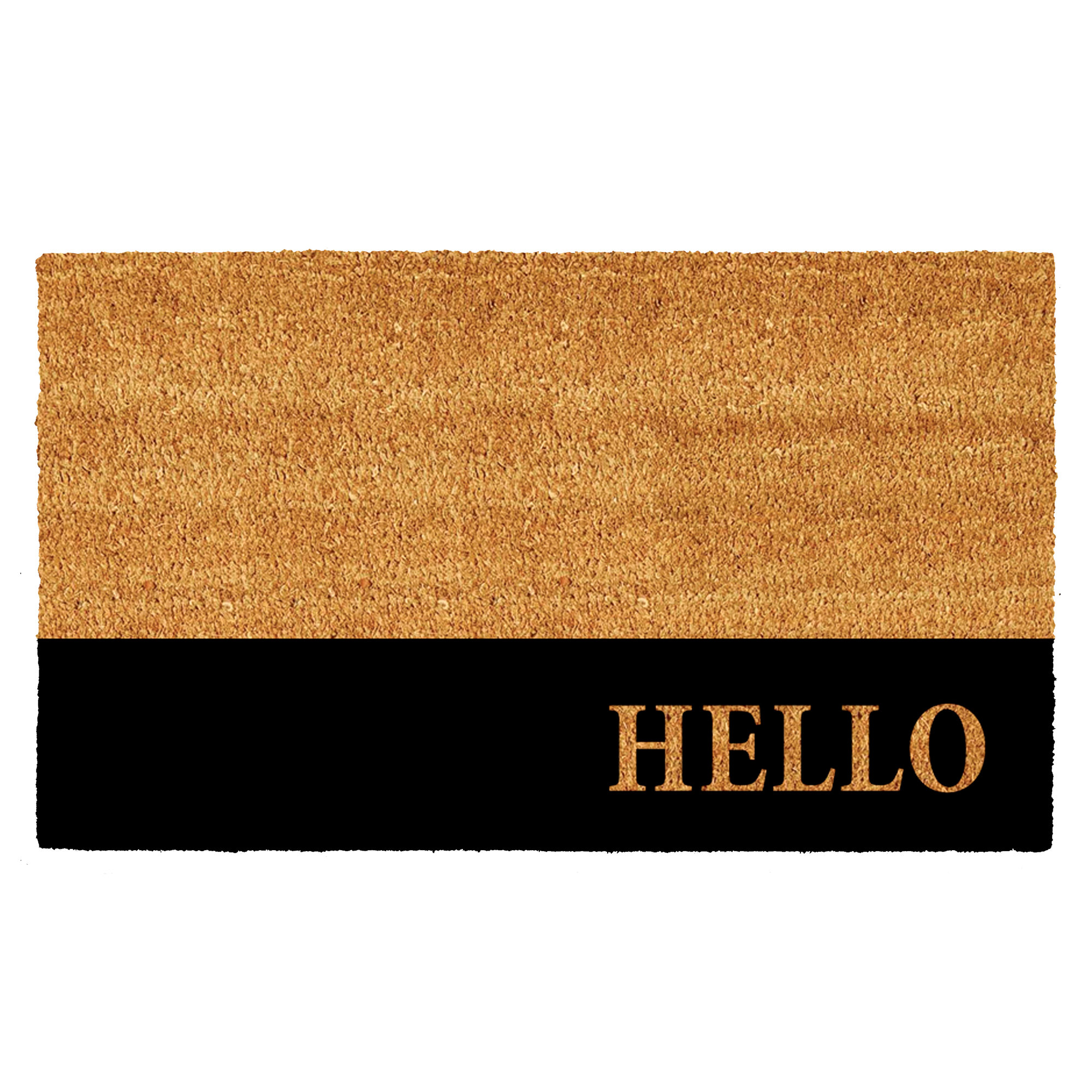 Abhilasha Non-Slip Striped Outdoor Doormat, Rectangle 1'5" x 2'5"