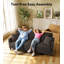 Ruzan 3 Seater Teddy Bean Bag Sofa-1899188338