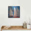 Breakwater Bay «Ghost Sailing» par Beth Forst, art mural en métal, MTL-14027-1054978254