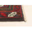 Tapis rouge noué à la main 3 pi 9 po x 5 pi 10 po Teimani