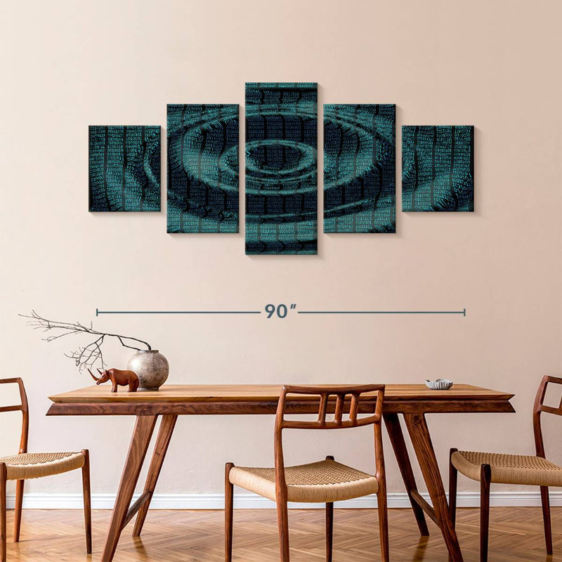 Data Ripple, 42" H x 92" W