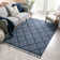 Loop-De-Loop Geometric Synthetic Area Rug