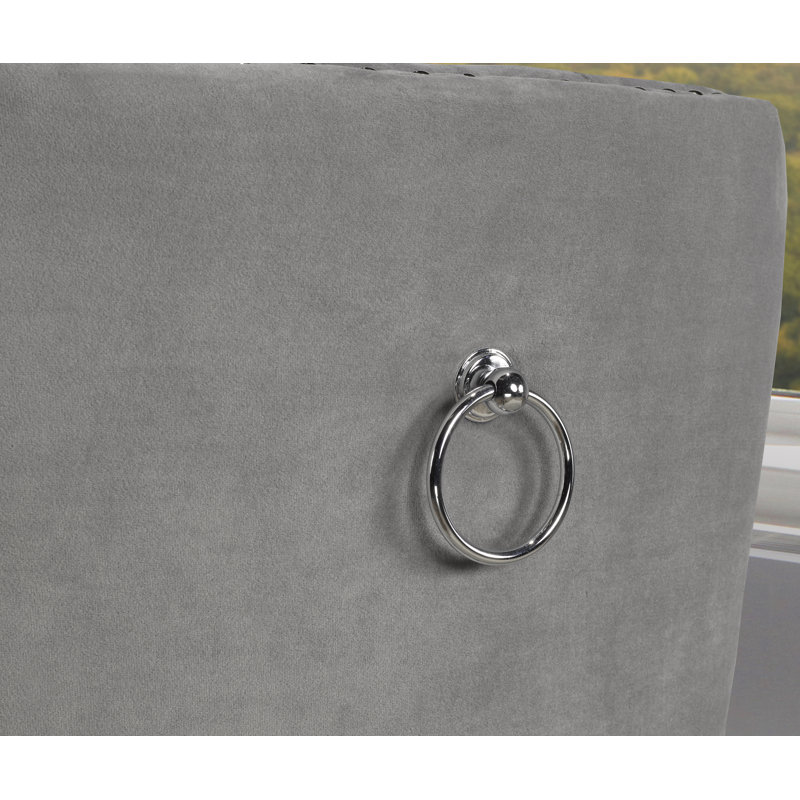 Tabouret de comptoir court 26 po Pudsey, Gris