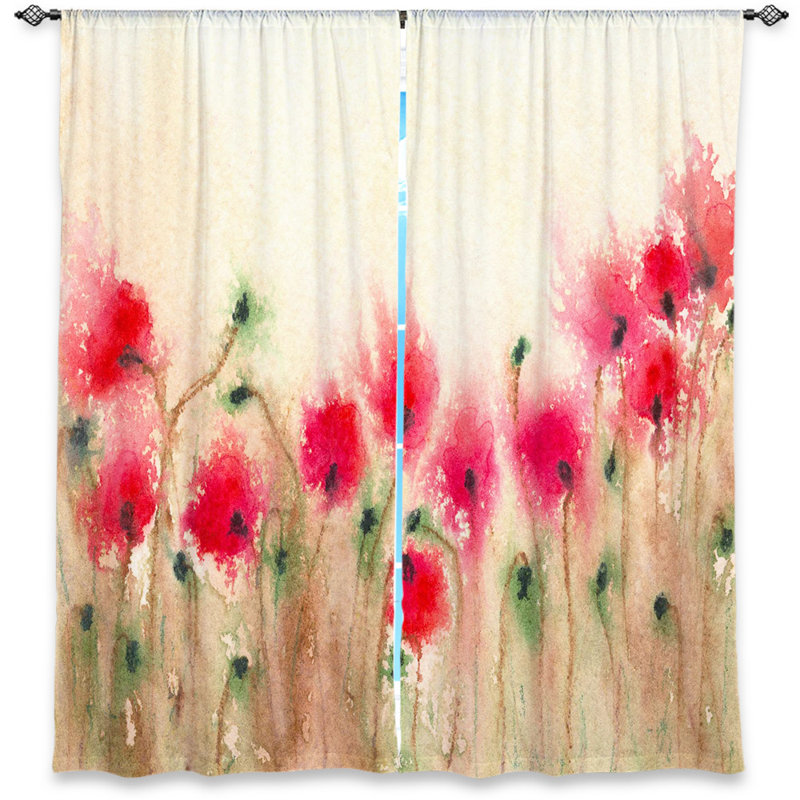 Ballywillin Room Darkening Curtain Pair, 20" W x 52" L