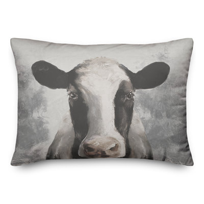 Housse de coussin rectangulaire en polyester 