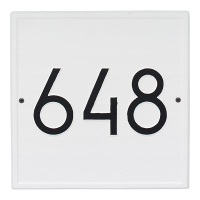 Plaque d'adresse murale 1 ligne personnalisée