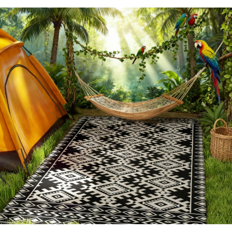 Tapis réversible, tapis d'extérieur pour la décoration