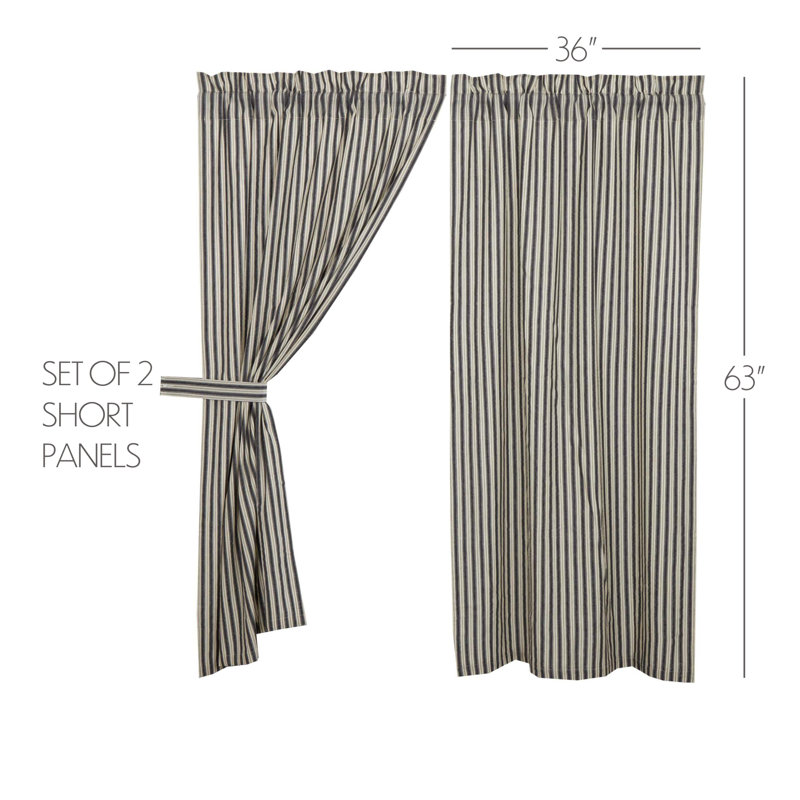 Paire de rideaux obscurcissant avec passe-tringle Ashmont, l 36 po x L 63 po