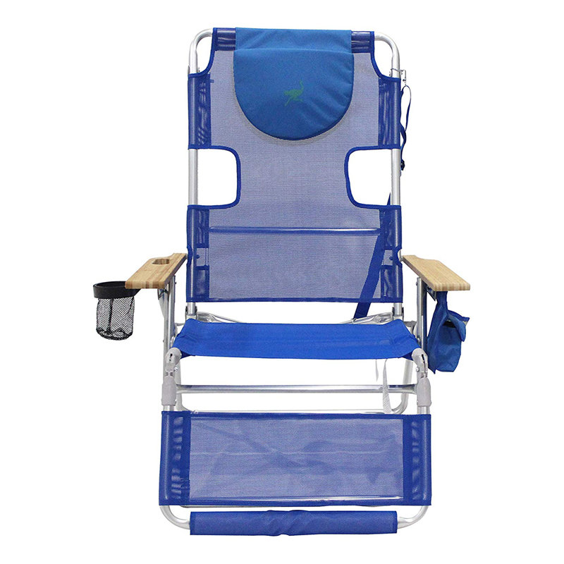 Chaise de plage inclinable