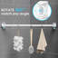 45cm Straight Shower Curtain Pole & Hook Set-557183438