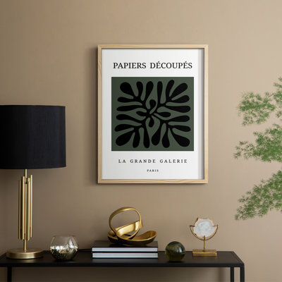 Matisse CECXCIV, reproduction d'art encadrée - bois massif