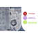 Naar Payas Area Rugs, Cream/Blue/Medallion Accent Power Loom Machine -Crafted Rug