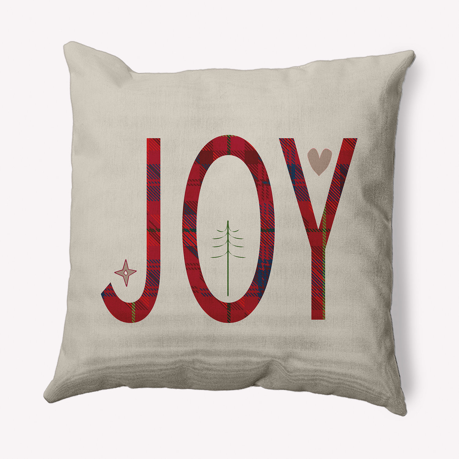 Reba Merry Christmas Pillow The Holiday Aisle Color: Dark Green, Product Type: Throw Pillow