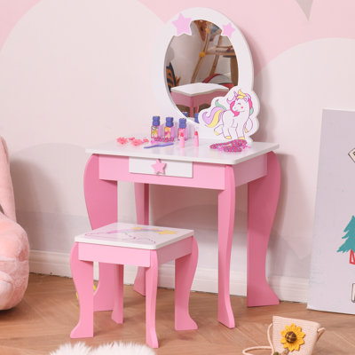 Kids Vanity Set with Mirror