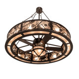 Whispering Pines Downrod Ceiling Fan