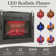  23'' W Electric Fireplace Insert with 6 Adjustable Color Flame