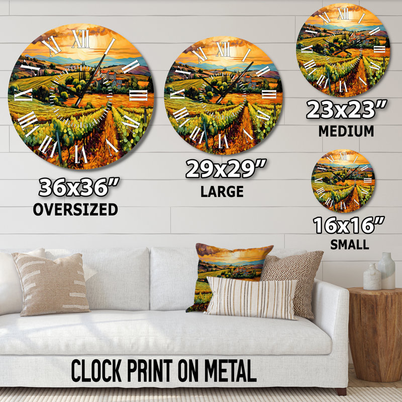 Horloge murale Vangogh - Vangogh, Grand