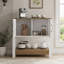Station de café Dazey avec 2 tablettes et portes de rangement