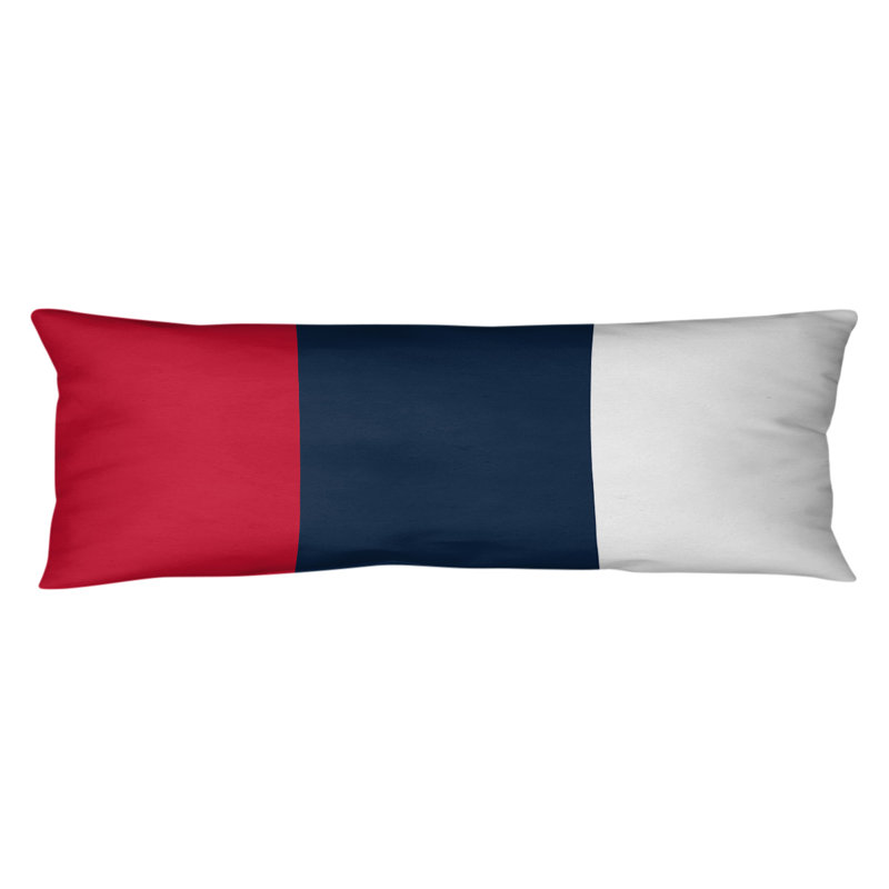 Polyester Medium Pillow, Tennessee Football, Navy Blue/White/Red