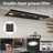 36 inch 900 CFM Convertible Insert Range Hood 4 Speed Quiet Black Stainless Steel Panel Push Button Control with LED Lights-120430909