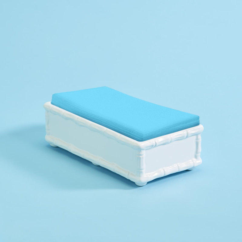 Porte-serviette d'invité en faux bambou Hampton, 3 po H