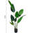 160 cm Tall Artificial Banana Leaf Tree Faux Large Plants in Pot-700878112